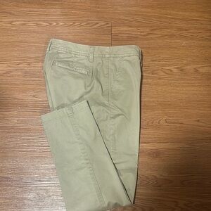 A New Day Tan Chinos Straight-Leg Cotton Blend Flat Front Comfortable and Dressy